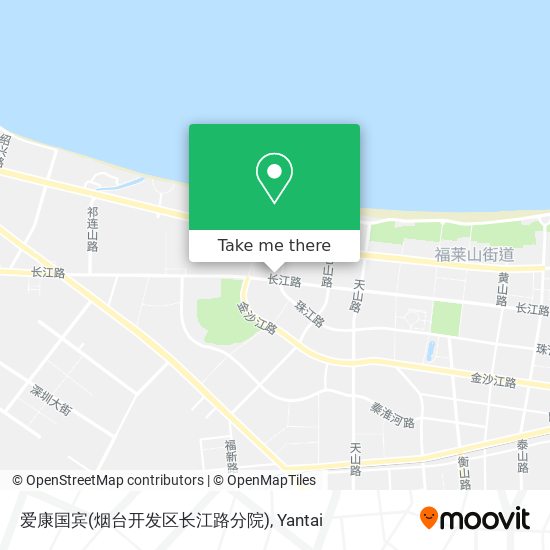 爱康国宾(烟台开发区长江路分院) map