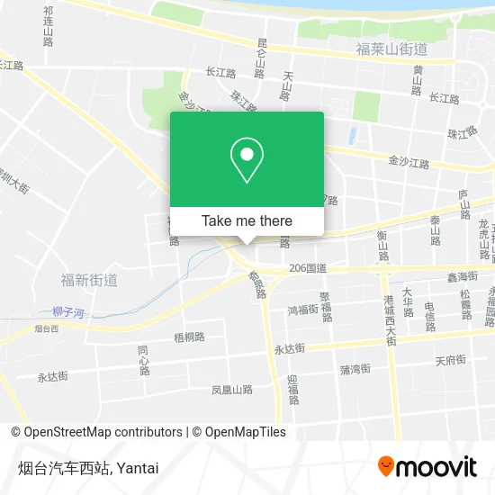 烟台汽车西站 map