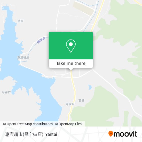 惠宾超市(昌宁街店) map