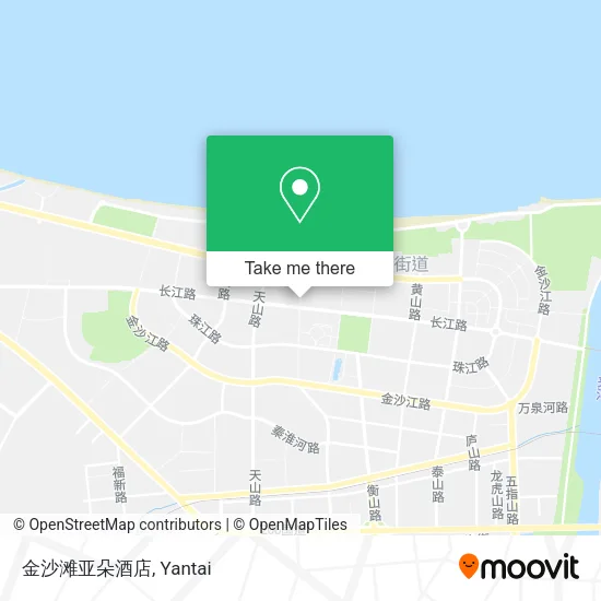 金沙滩亚朵酒店 map