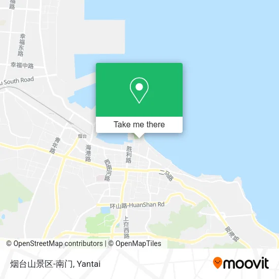 烟台山景区-南门 map