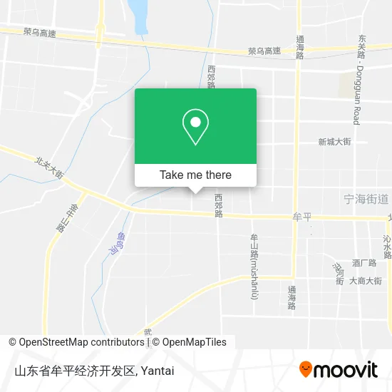 山东省牟平经济开发区 map
