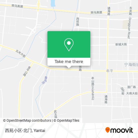西苑小区-北门 map