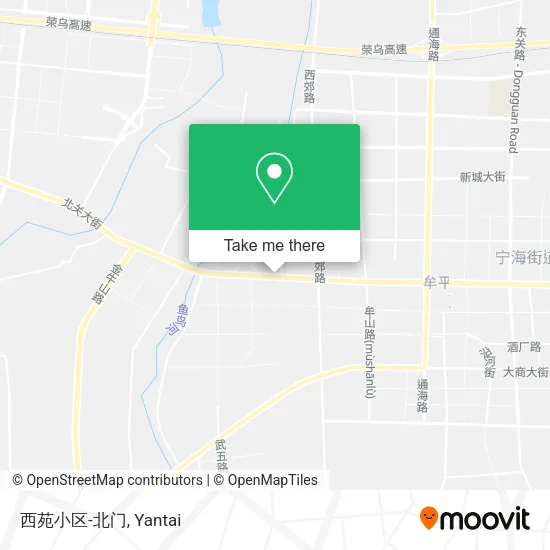 西苑小区-北门 map