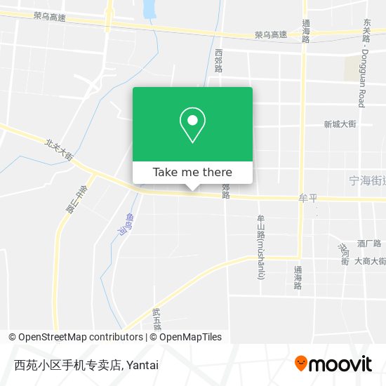 西苑小区手机专卖店 map