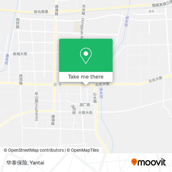 华泰保险 map