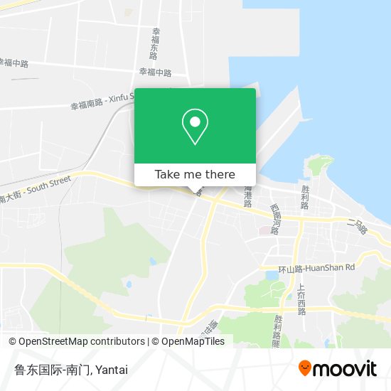 鲁东国际-南门 map