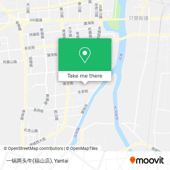 一锅两头牛(福山店) map