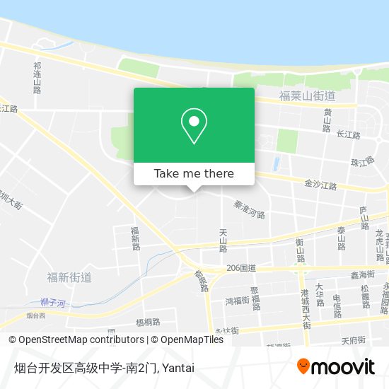 烟台开发区高级中学-南2门 map