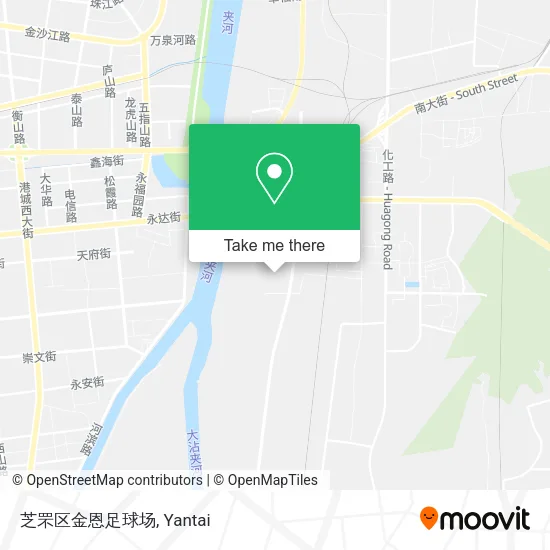 芝罘区金恩足球场 map