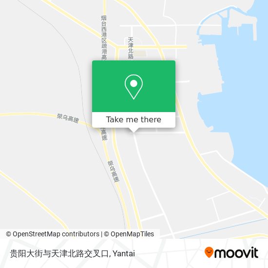 贵阳大街与天津北路交叉口 map
