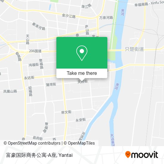 富豪国际商务公寓-A座 map