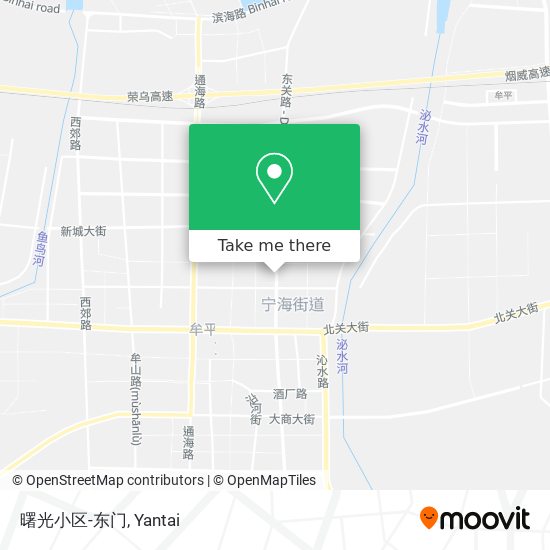 曙光小区-东门 map