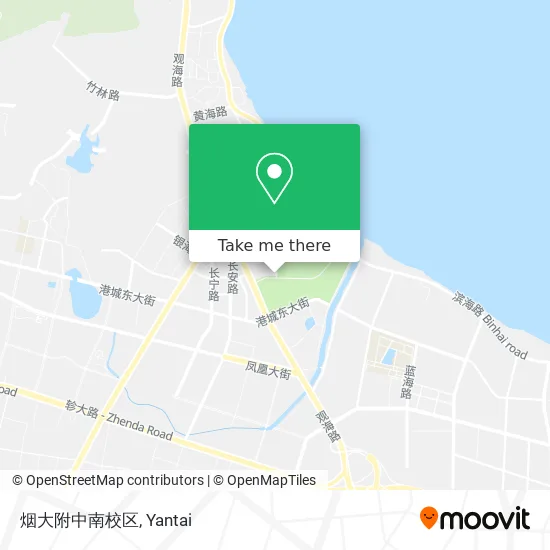 烟大附中南校区 map