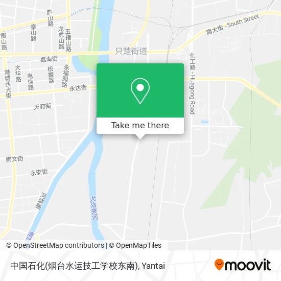 中国石化(烟台水运技工学校东南) map