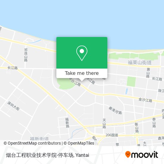 烟台工程职业技术学院-停车场 map