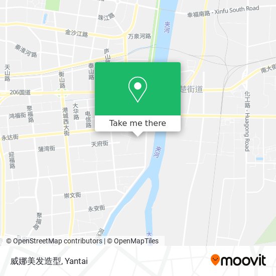 威娜美发造型 map