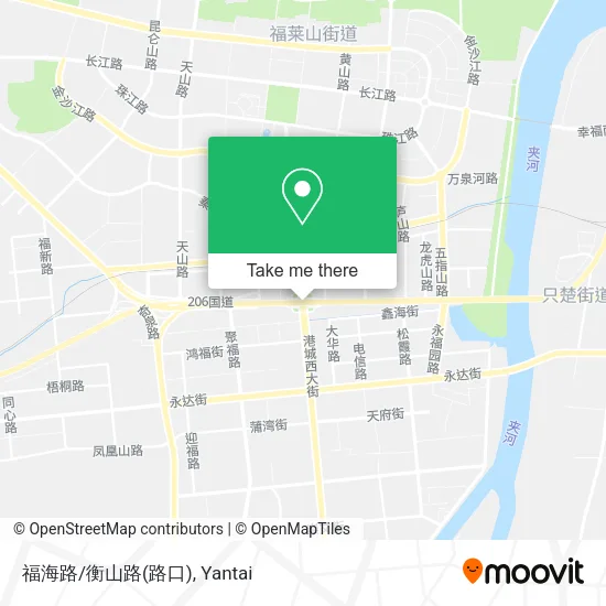 福海路/衡山路(路口) map