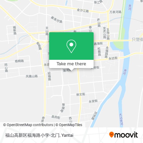 福山高新区福海路小学-北门 map