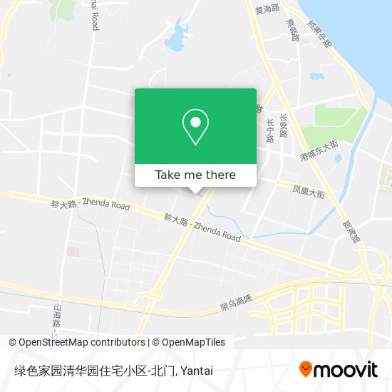 绿色家园清华园住宅小区-北门 map