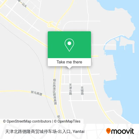 天津北路德隆商贸城停车场-出入口 map