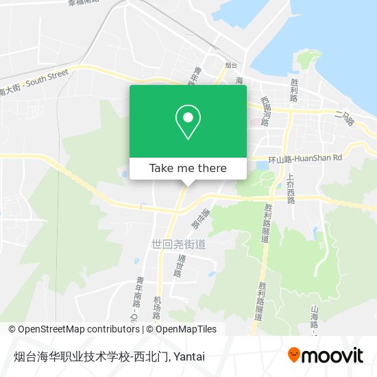 烟台海华职业技术学校-西北门 map