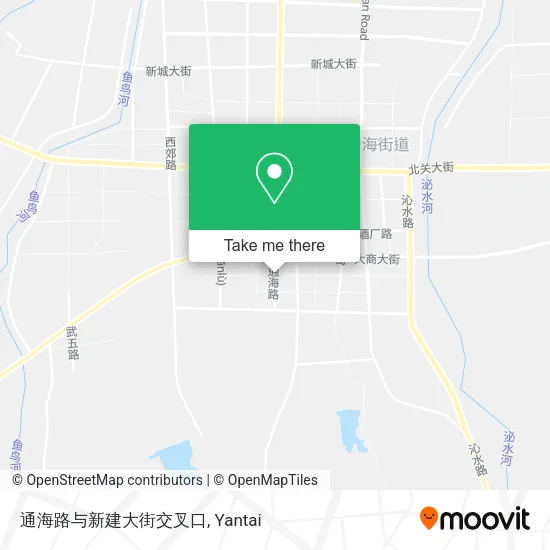 通海路与新建大街交叉口 map