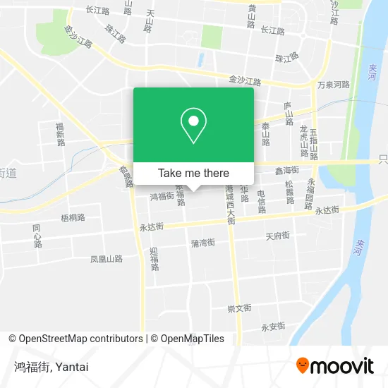 鸿福街 map