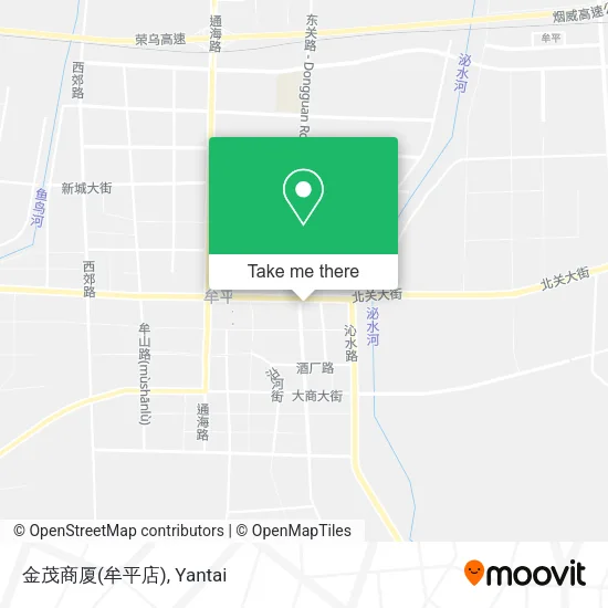 金茂商厦(牟平店) map