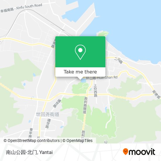 南山公园-北门 map
