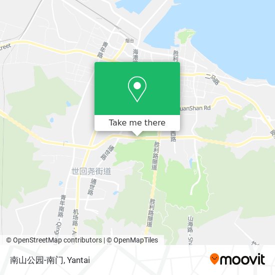 南山公园-南门 map