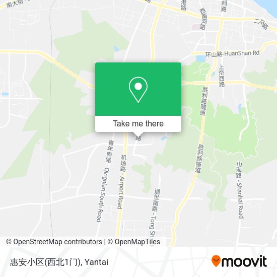 惠安小区(西北1门) map