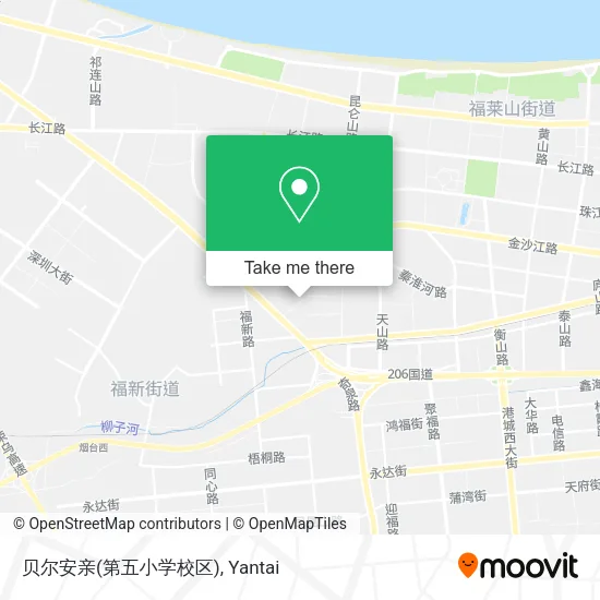 贝尔安亲(第五小学校区) map
