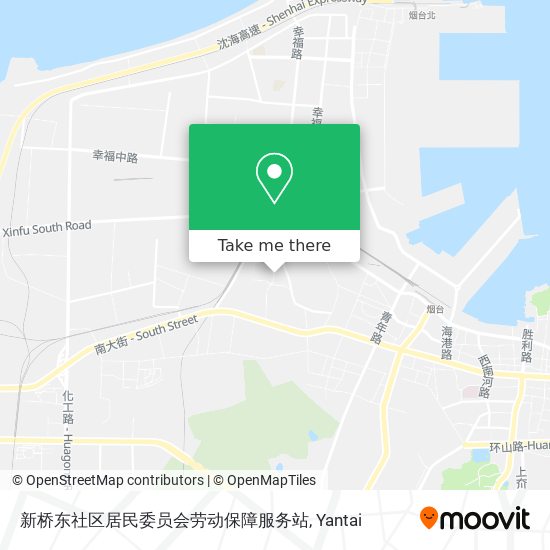 新桥东社区居民委员会劳动保障服务站 map