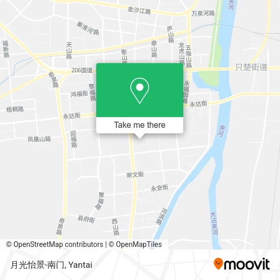 月光怡景-南门 map