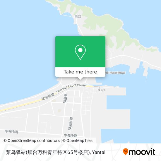 菜鸟驿站(烟台万科青年特区65号楼店) map