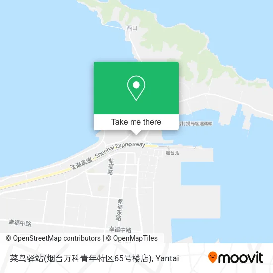 菜鸟驿站(烟台万科青年特区65号楼店) map