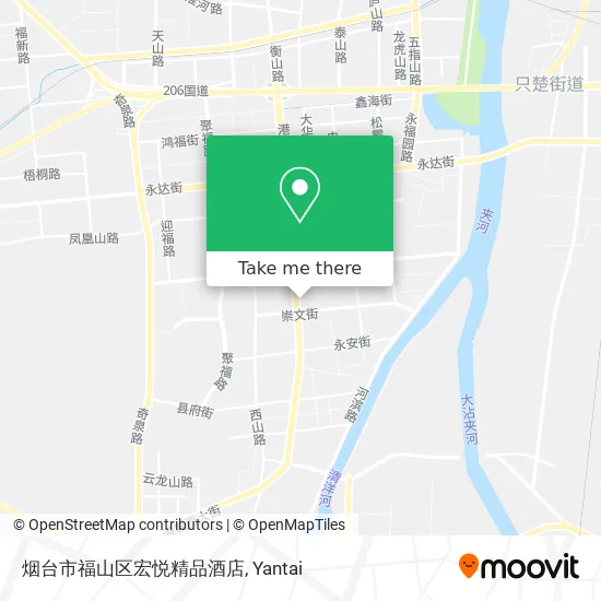 烟台市福山区宏悦精品酒店 map