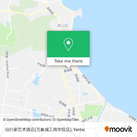侣行家艺术酒店(万象城工商学院店) map