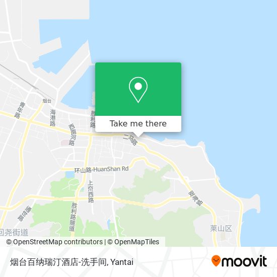 烟台百纳瑞汀酒店-洗手间 map