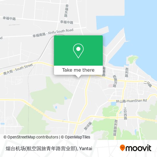 烟台机场(航空国旅青年路营业部) map