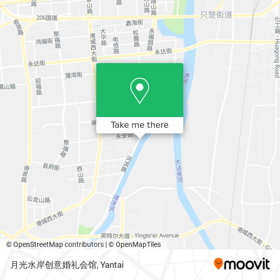 月光水岸创意婚礼会馆 map