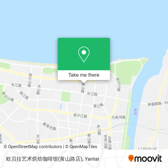 欧贝拉艺术烘焙咖啡馆(黄山路店) map