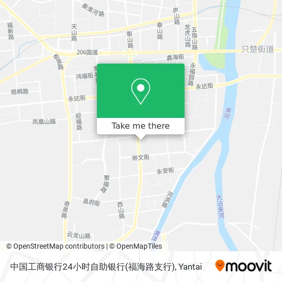 中国工商银行24小时自助银行(福海路支行) map