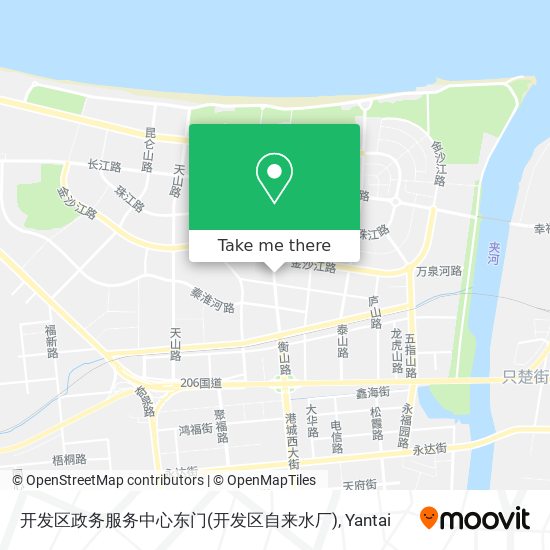 开发区政务服务中心东门(开发区自来水厂) map