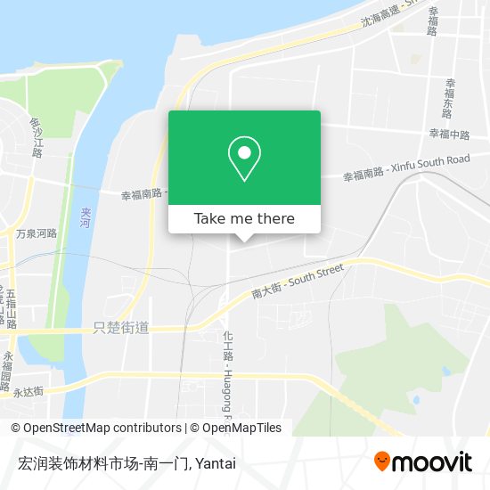 宏润装饰材料市场-南一门 map
