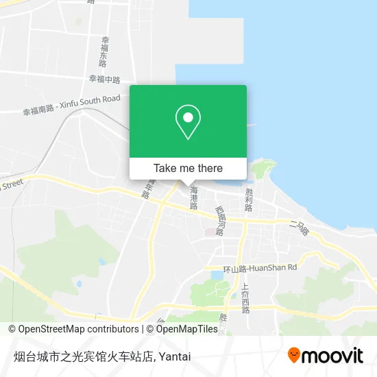 烟台城市之光宾馆火车站店 map