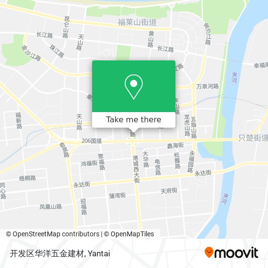 开发区华洋五金建材 map