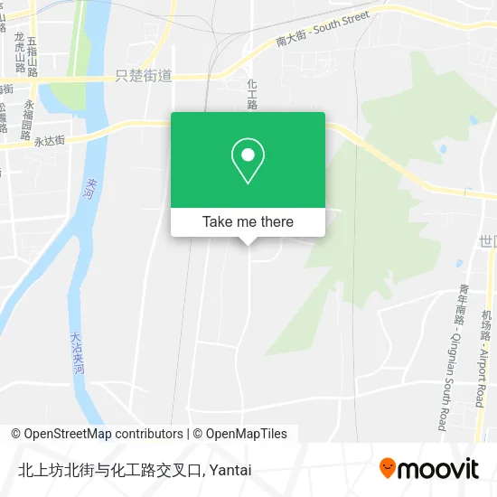 北上坊北街与化工路交叉口 map