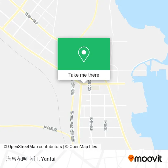 海昌花园-南门 map